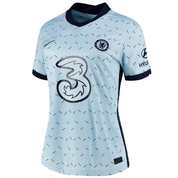 Camiseta Chelsea Replica Segunda Ropa Mujer 2020/21 Azul